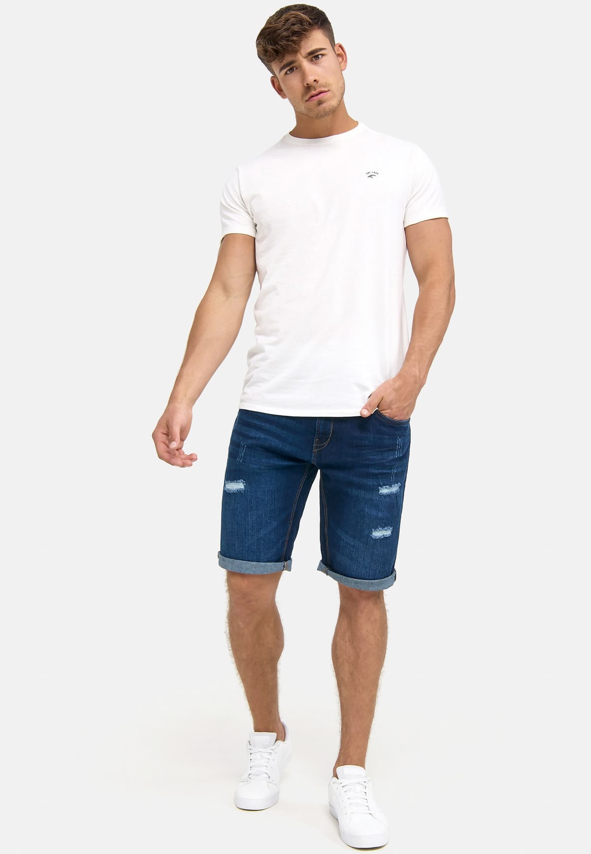 Blue Denim Shorts